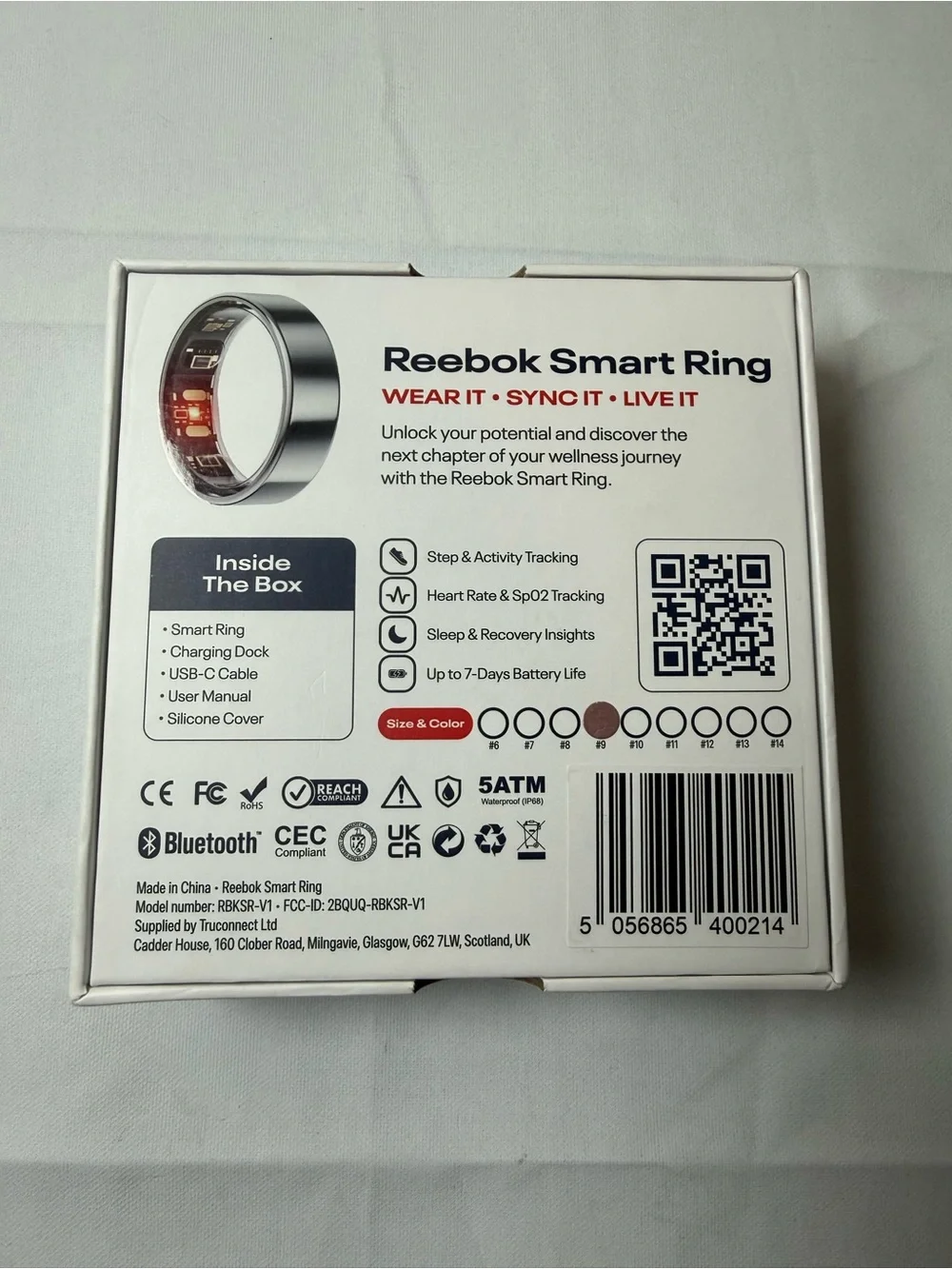 Reebok Smart Ring in Gold